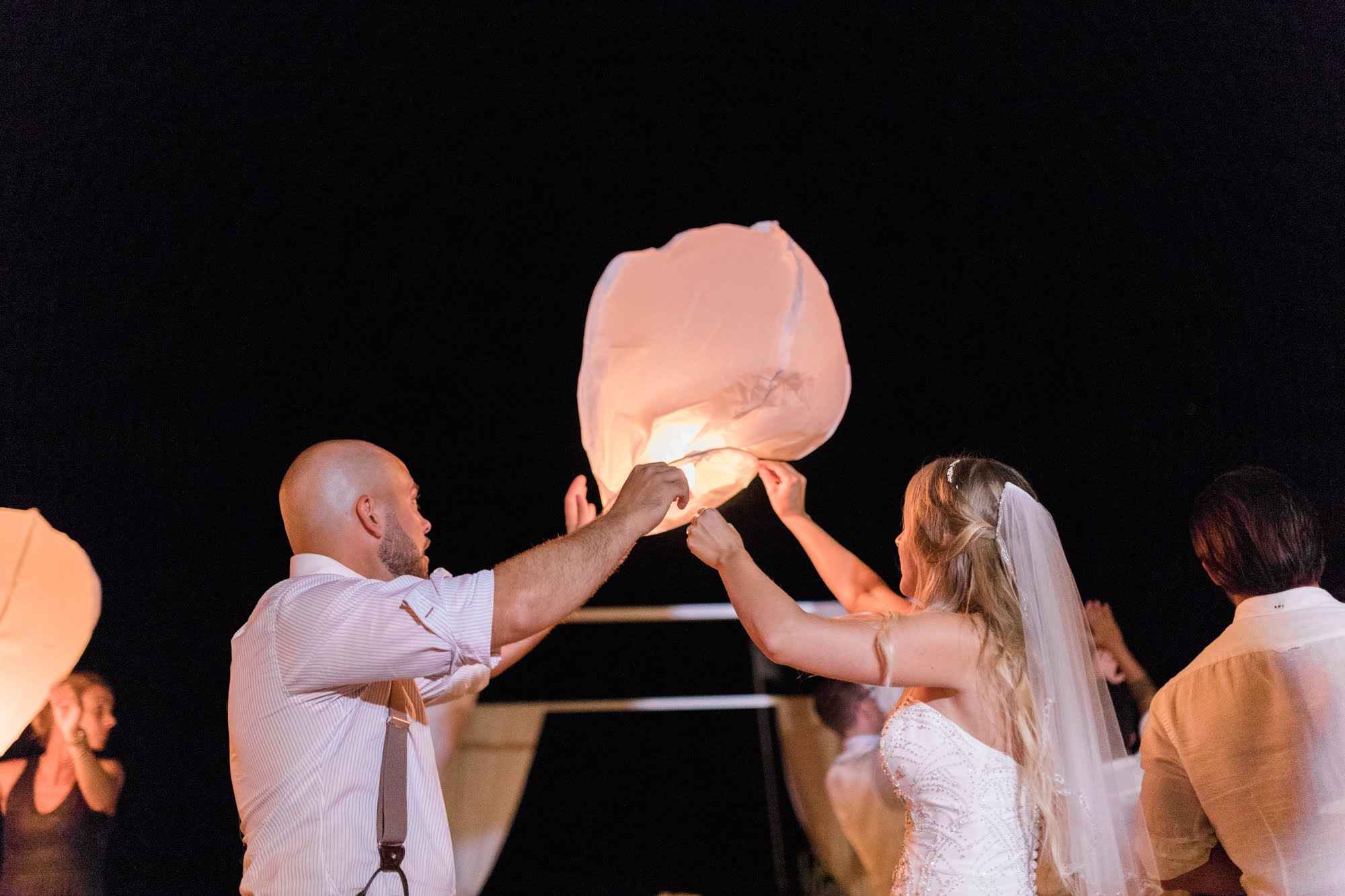 um casamento à beira-mar